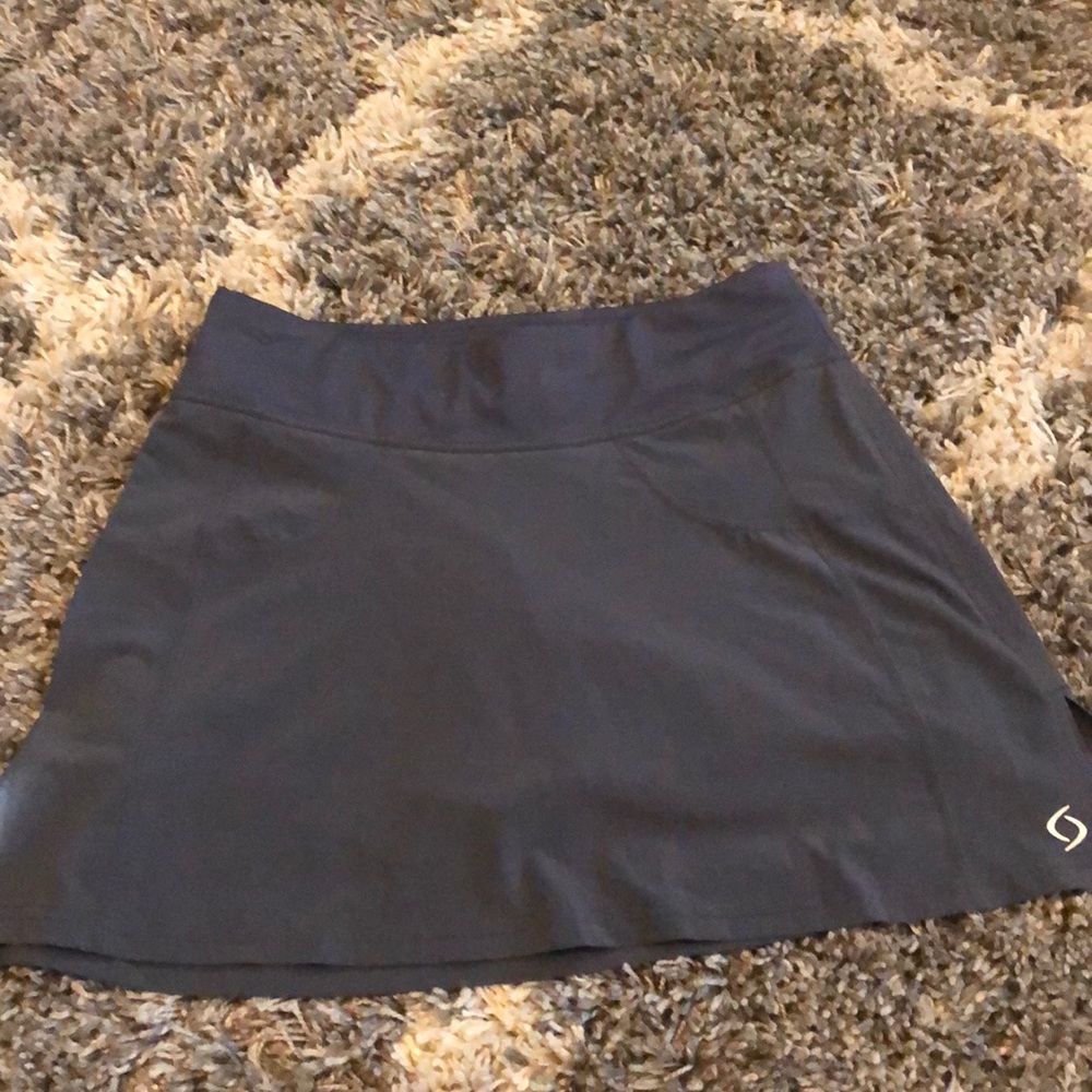 Gray moving comfort skort